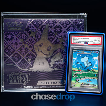 PSA 10 Mew EX 232/091 + Paldean Fates ETB