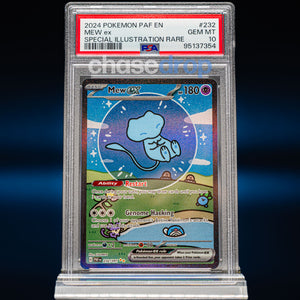 PSA 10 Mew EX 232/091 + Paldean Fates ETB